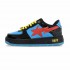 A BATHING APE BAPE STA LOW BLUE BLACK SNEAKER