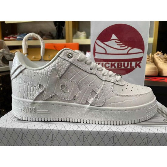 A BATHING APE BAPE STA LOW White