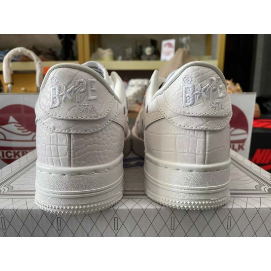 A BATHING APE BAPE STA LOW White