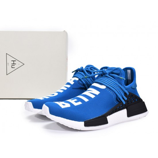 Pharrell Williams x Adidas Originals NMD HU Human Being Sharp Blue BB0618