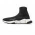 Balenciaga Speed Runner TESS S.GOMMA MAILLE NOIR Black White Sneaker