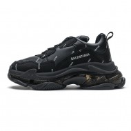 Balenciaga Triple S Letter Black 524039 W09E1 2021