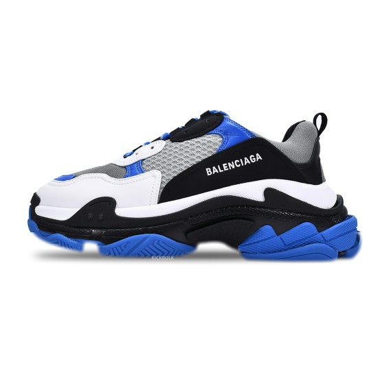 Balenciaga Triple S Black White Blue 536737 W2CA1 4124