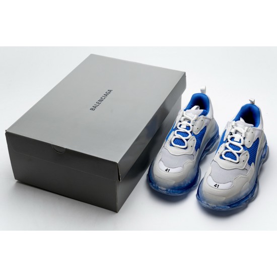 Balenciaga Triple S White Blue 541624W09E11772