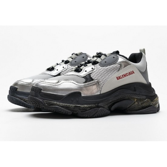 Balenciaga Triple S Black Silver 541624 W09E1 7320