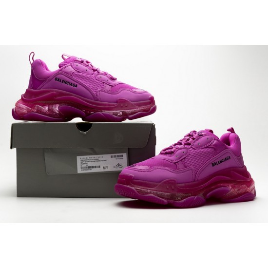 Balenciaga Triple S Plum Red 541624 W09O1 2132