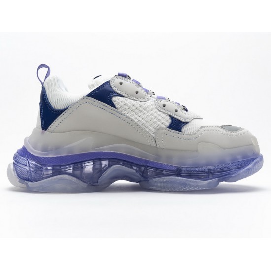 Balenciaga Triple S White Purple 544351 W09E1 1322