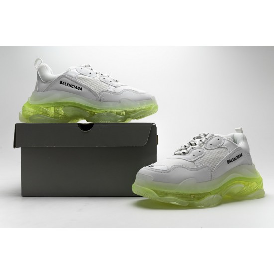 Balenciaga Triple S White Green 544351 W09E1 1331