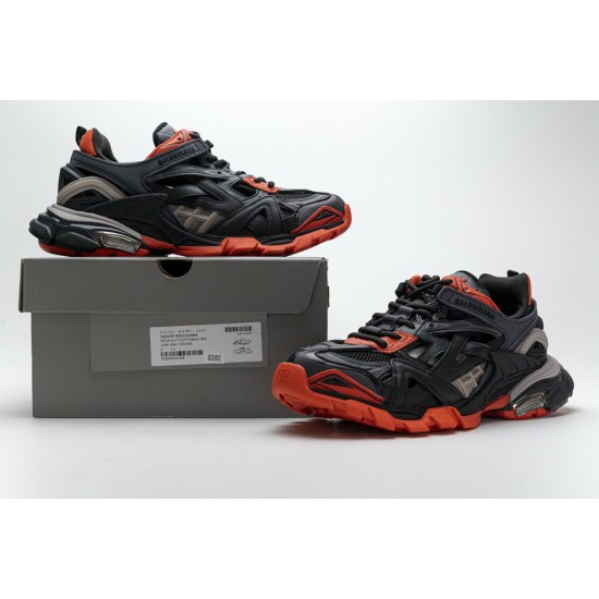 Balenciaga Track 2 Sneaker Dark Grey Orange 570391W2GN12002