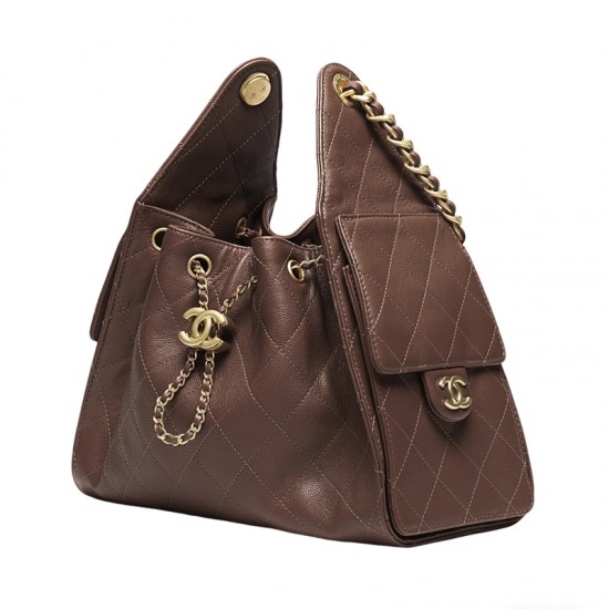 Chanel 25 Small Handbag Black & White