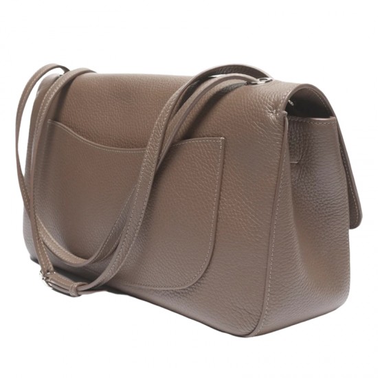 Chanel Maxi Flapbag Light Brown