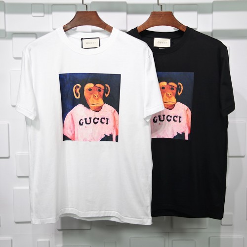 Gucci orangutan T-shirt printing Pure cotton