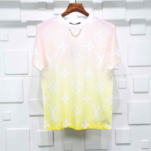 Louis Vuitton Red Yellow gradient T-shirt