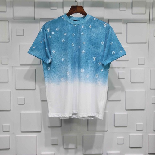 Louis Vuitton Blue White gradient T-shirt