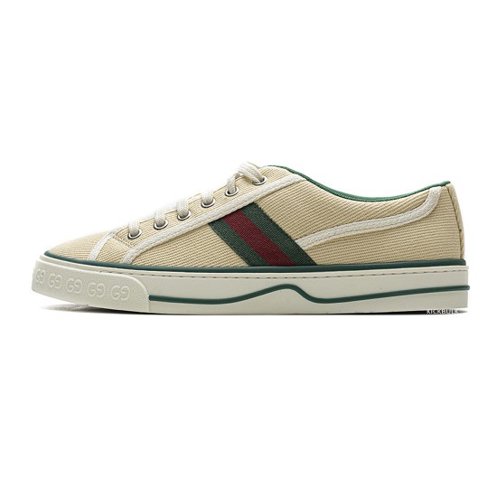 Gucci Apricot Twill sneakers 553385 DOPEO 1977