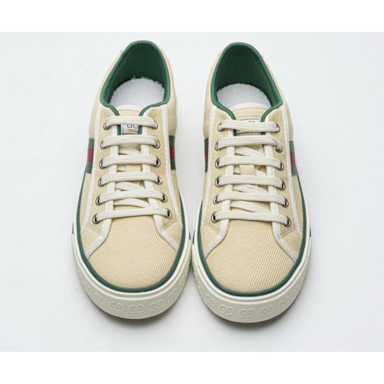 Gucci Apricot Twill sneakers 553385 DOPEO 1977