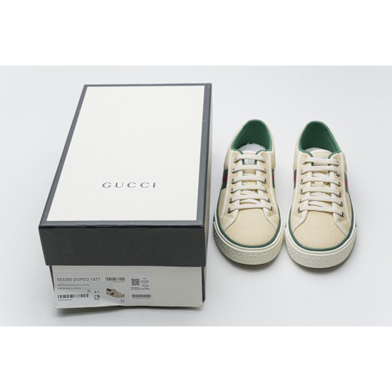 Gucci Apricot Twill sneakers 553385 DOPEO 1977