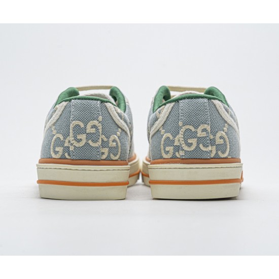 Gucci Light Blue double G sneakers 553385 DOPEO 1977