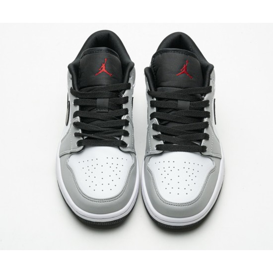 AIR JORDAN 1 LOW 'LIGHT SMOKE GREY' 553558-030