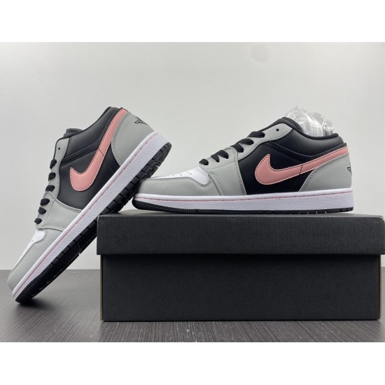 Air Jordan 1 Low Appears Black Grey Pink 2022 553558-062