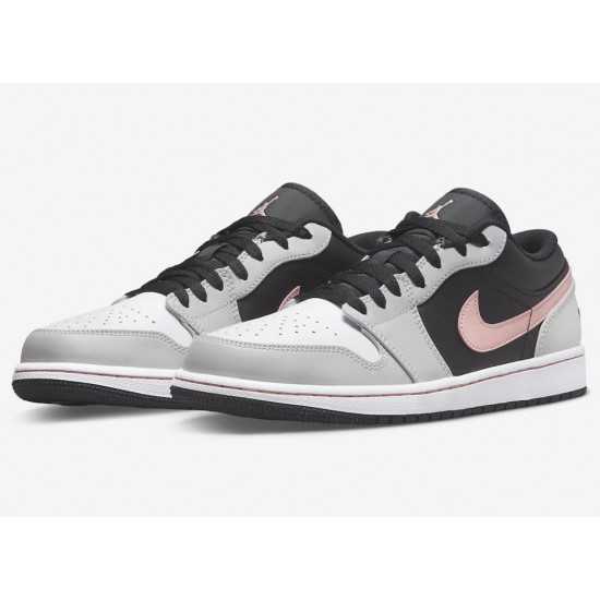 Air Jordan 1 Low Appears Black Grey Pink 2022 553558-062