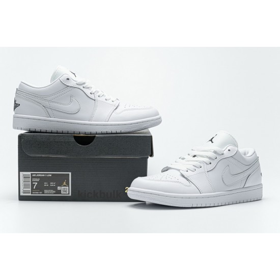 Nike Air Jordan 1 Low White Black 553560-101