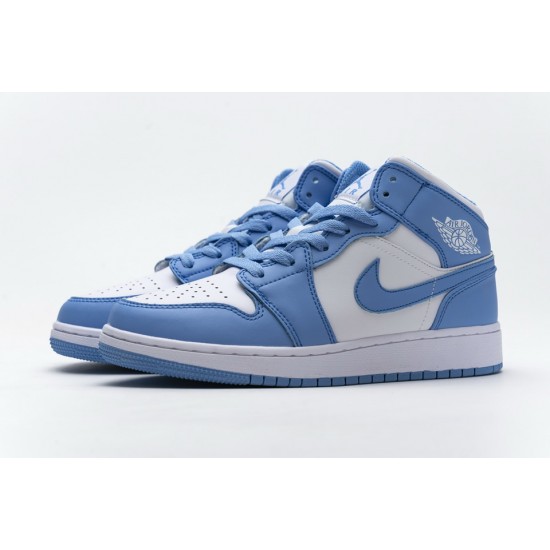 Air Jordan 1 Retro Mid UNC university blue 554724-106