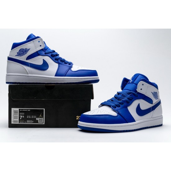 Air Jordan 1 Mid Hyper Royal 554724-114