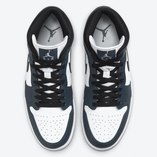 AIR JORDAN 1 MID 'ARMORY NAVY' 554724-411