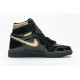 AIR JORDAN 1 HIGH OG 'BLACK GOLD' PATENT LEATHER 555088-032