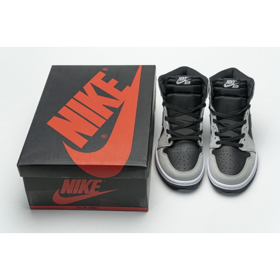 Air Jordan 1 Shadow 2.0 Black Light Smoke Grey 555088-035