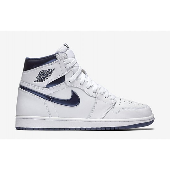 AIR JORDAN 1 RETRO HIGH OG 'METALLIC NAVY' 555088-106