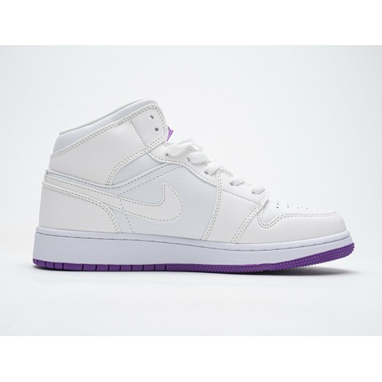 Nike Air Jordan 1 Mid SE White Fuchsia Blast 555112-100