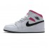 Nike Air Jordan 1 Mid White Black Hyper Pink 555112-106