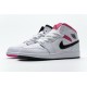 Nike Air Jordan 1 Mid White Black Hyper Pink 555112-106