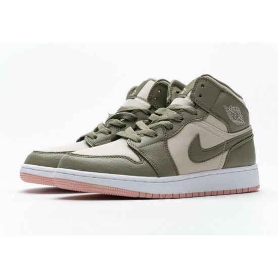 Air Jordan 1 Mid GS Trooper Bleached Coral 555112-225