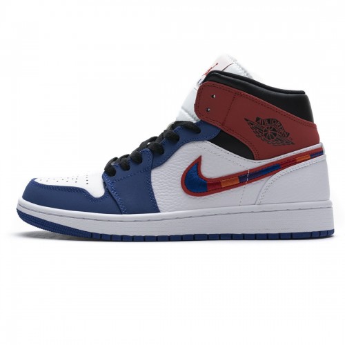 Nike Air Jordan 1 Mid Multicolor Swoosh 852542-146