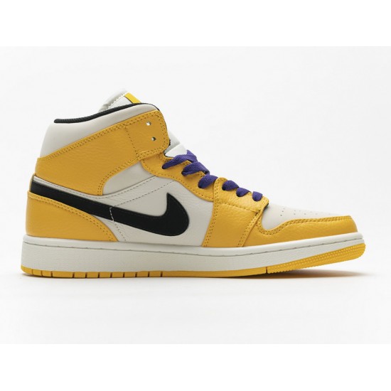 Air Jordan 1 Mid Lakers 852542-700