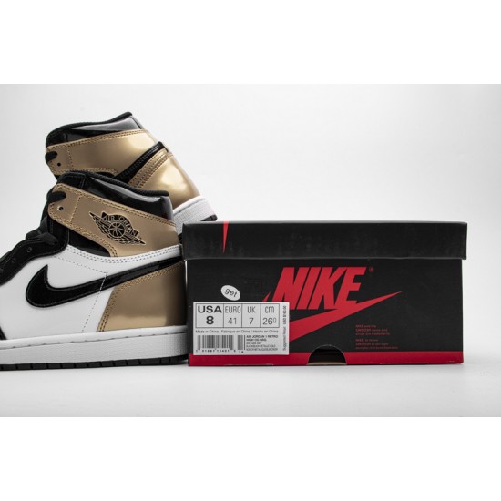 Air Jordan 1 Retro High OG 'Gold Toe' 861428-007