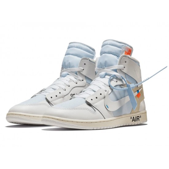 Off-White x Jordan 1 Retro High OG 'Alaska' 2026 AA3834-100