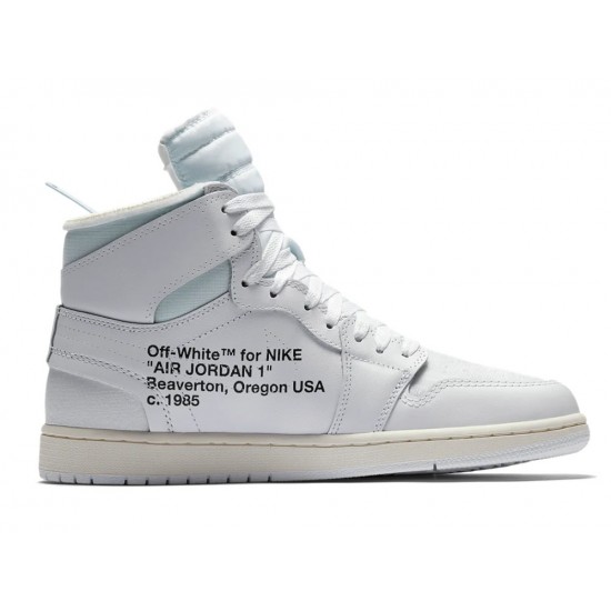 Off-White x Jordan 1 Retro High OG 'Alaska' 2026 AA3834-100