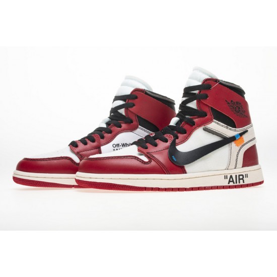 OFF-WHITE X AIR JORDAN 1 "CHICAGO" MENS GS AA3834-101