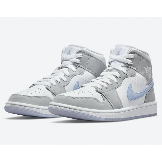 AIR JORDAN 1 MID WMNS Wolf Grey BQ6472-105