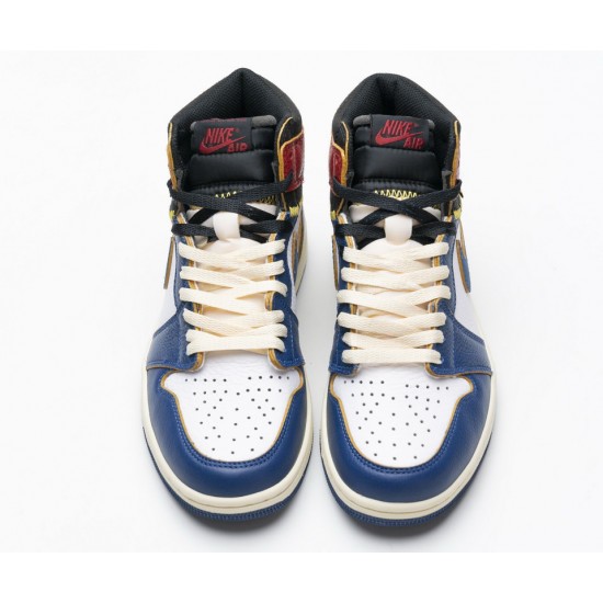 Union X Air Jordan 1 OG High Retro 'Blue Toe' BV1300-146