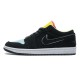 Nike Air Jordan 1 Low Black Yellow Blue CK3022-013