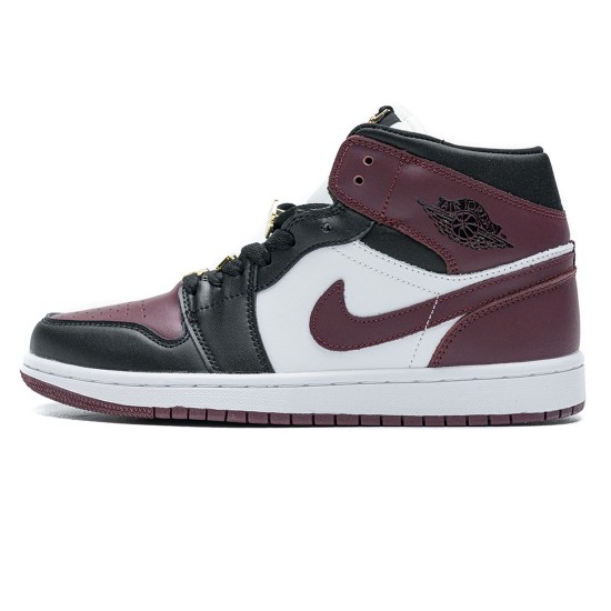 Air Jordan 1 Mid Marron Black Gold CZ4385-016