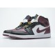 Air Jordan 1 Mid Marron Black Gold CZ4385-016