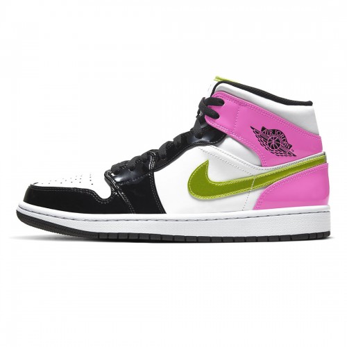 Nike AIR JORDAN 1 MID SE GS 'CYBER ACTIVE FUCHSIA' CZ9835-100