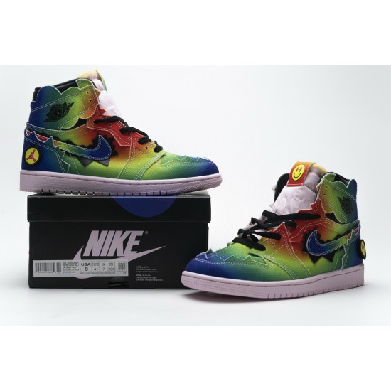 J BALVIN X AIR JORDAN 1 RETRO HIGH OG MULTI-COLOR RELEASE DATE DC3481-900