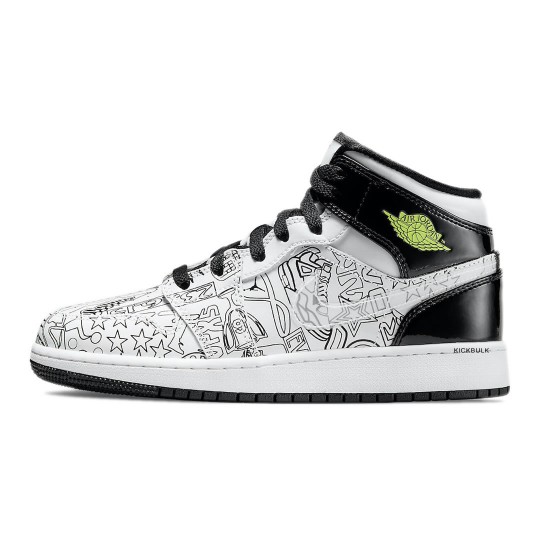 Air Jordan 1 Mid SE（GS）DIY DC4099-100